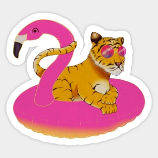 Tiger Flamingo, Flamingos Sticker